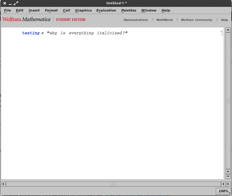 Mathematica showing font problem Mathematica showing font problem